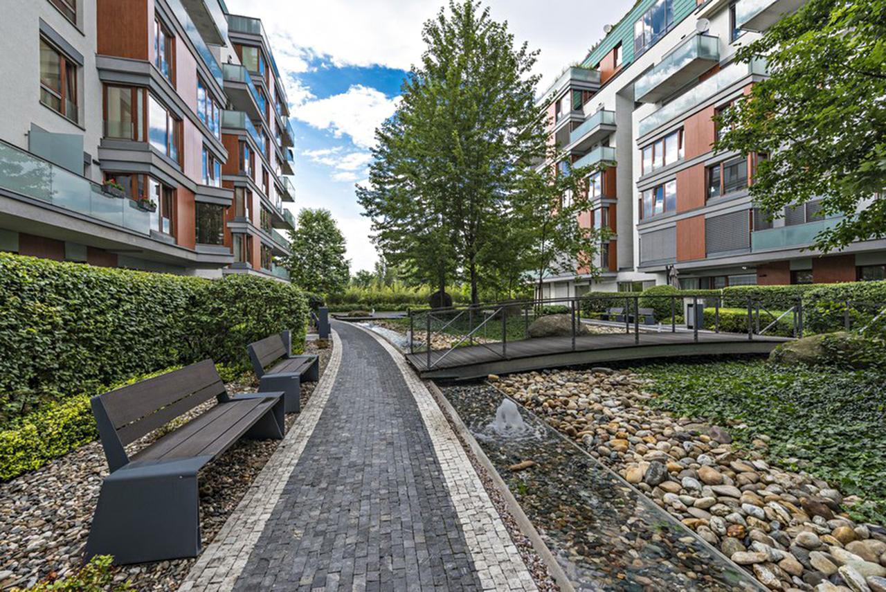 Luxury Apartment River Diamond Residence Prag Exterior foto