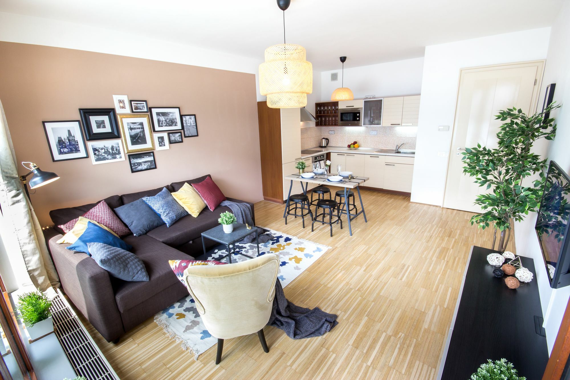 Luxury Apartment River Diamond Residence Prag Exterior foto